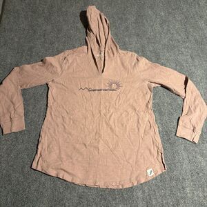 Unwind By Leauge Hooded Shirt Womens Medium Pink Long Sleeve Harpers Ferry WV